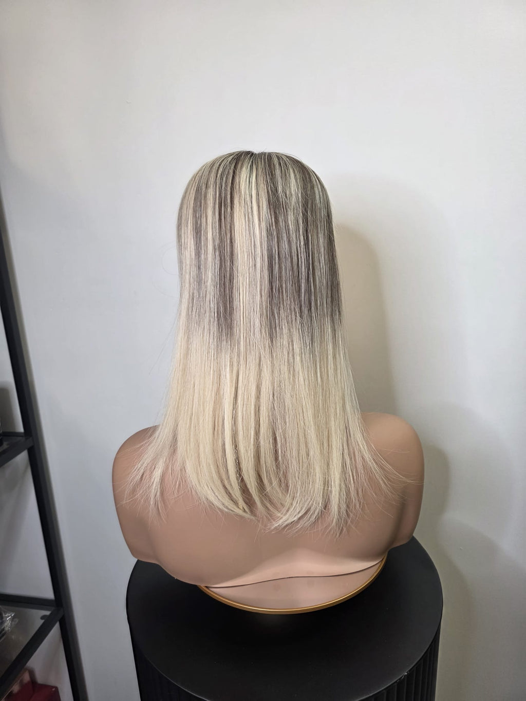 ISLA- LACE FRONT MONO TOPPER- COOL ASH BLONDE MELT- 14"