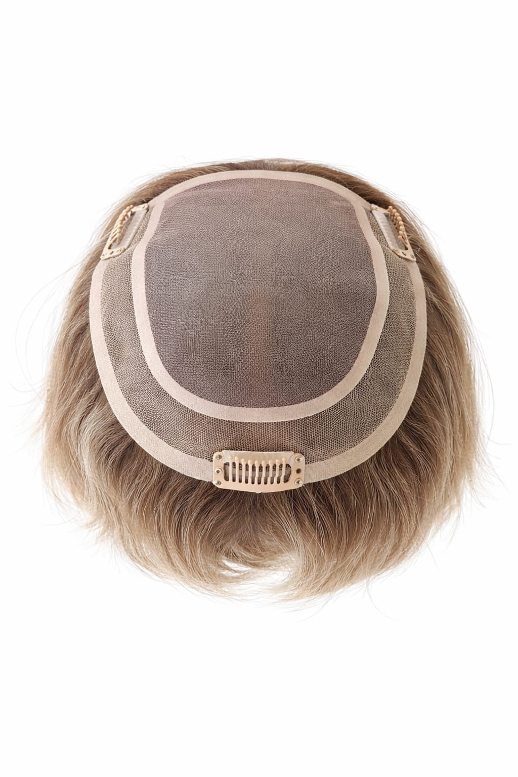 ALEXIA MONO BASE TOPPER- 18 INCH- SOFT ASH BLONDE MELT