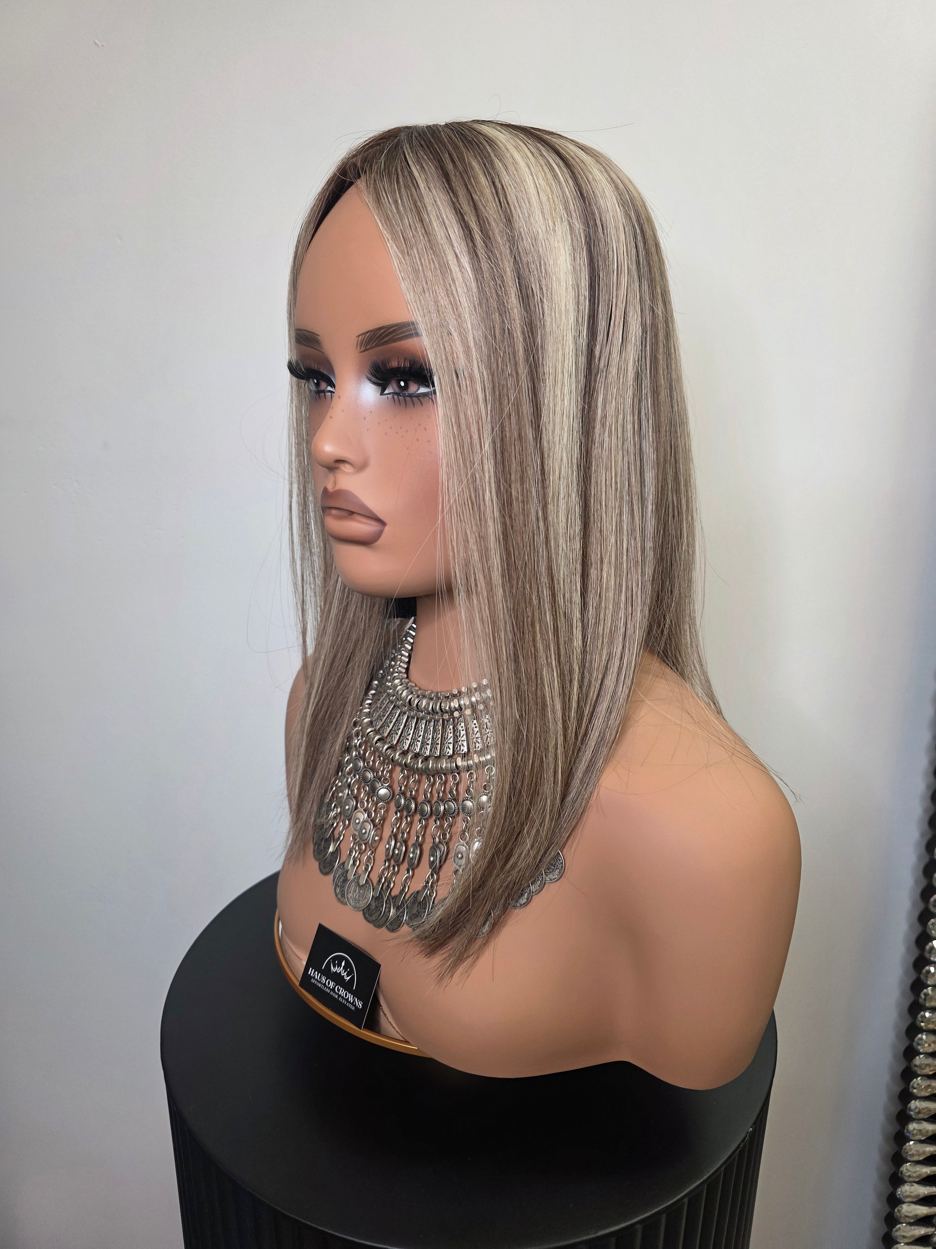 Natalie | 5x5.6 Front Lace Monofilament Topper – 14"