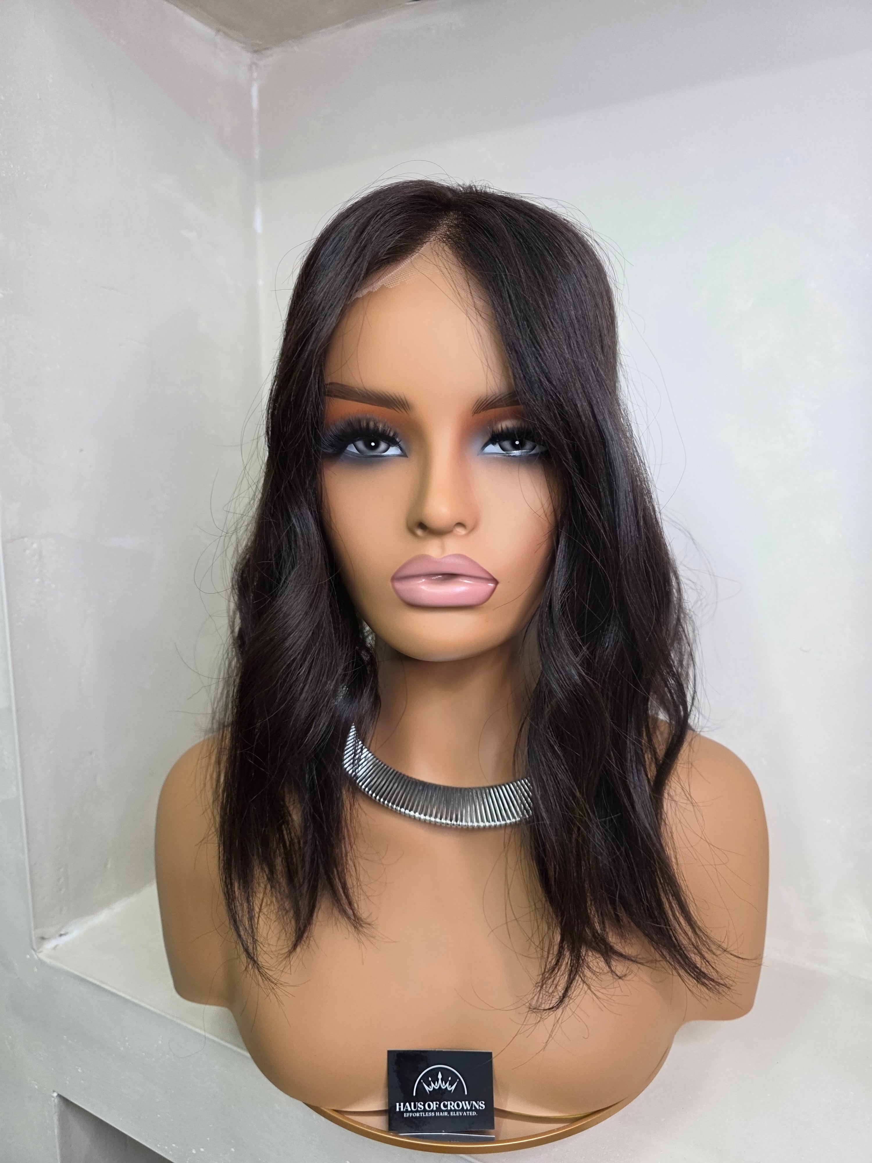 ALYSSA | 14” DARK BRUNETTE TOPPER 🤎