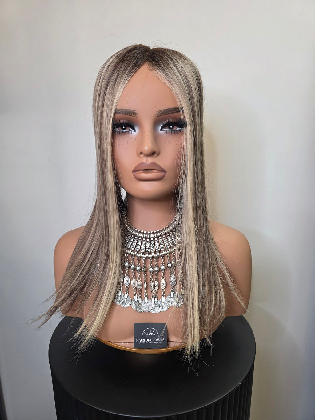ZAHRA| 6x6 Monofilament Topper – 18"