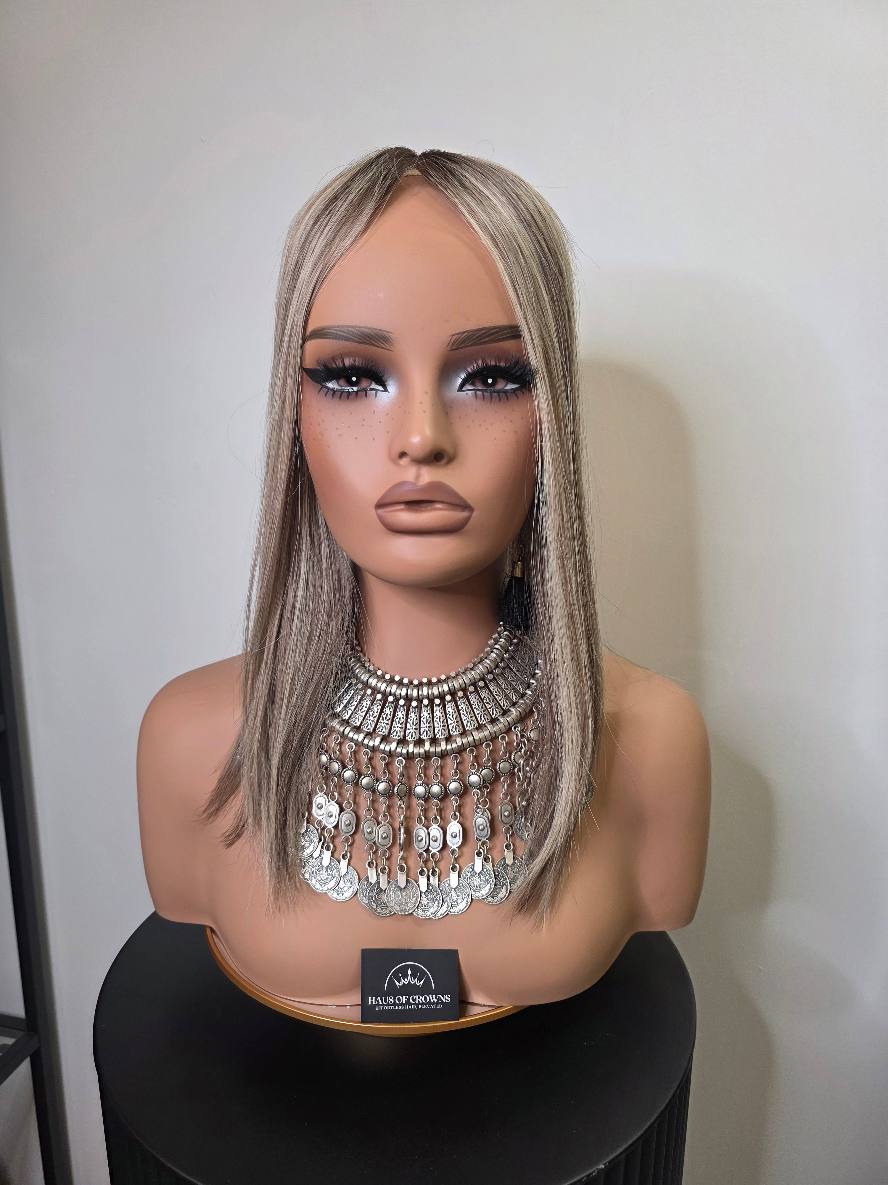 Natalie | 5x5.6 Front Lace Monofilament Topper – 14"