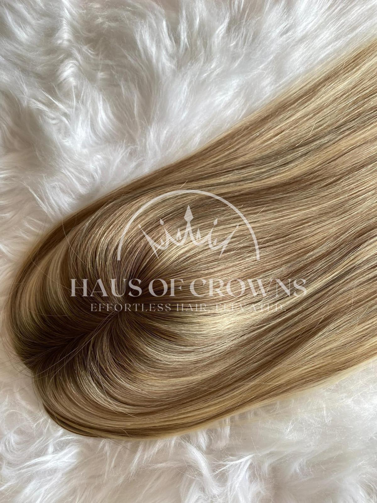 Golden Caramel Melt | 3x5 Monofilament Topper – 18”